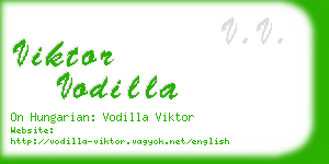 viktor vodilla business card